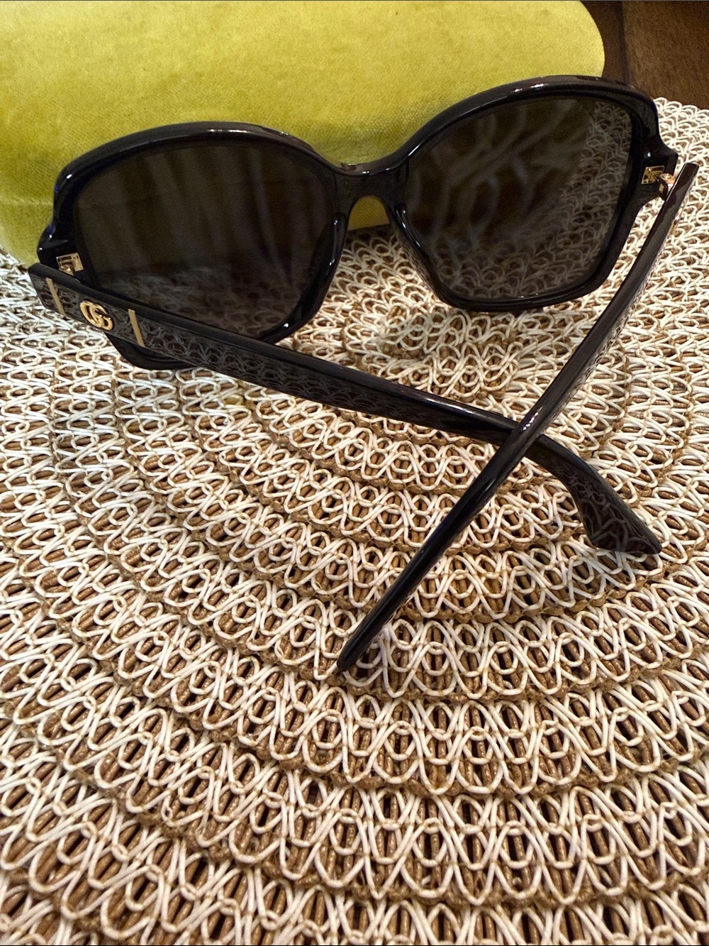 Gucci 57MM Rectangular Sunglasses - Picture 4 of 9